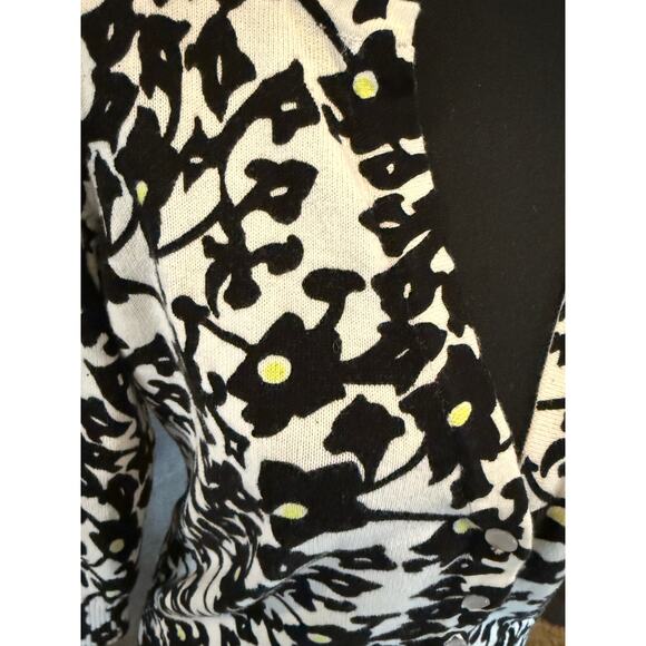 AB Studio Floral print sweater cardigan - Picture 3 of 6